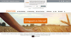 Desktop Screenshot of plaschke-consulting.com